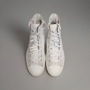 Shoes Like Pottery hi top sneakers white canvas mens US 10 made in Japan